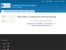 Tablet Screenshot of constructorachavin.com